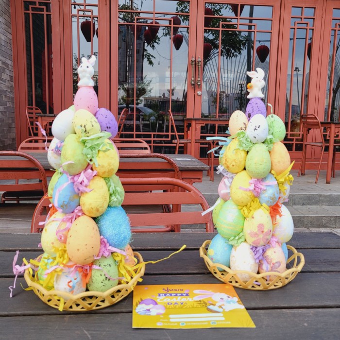 

Paket dekorasi box hampers easter bunny eggs kelinci telur paskah 03