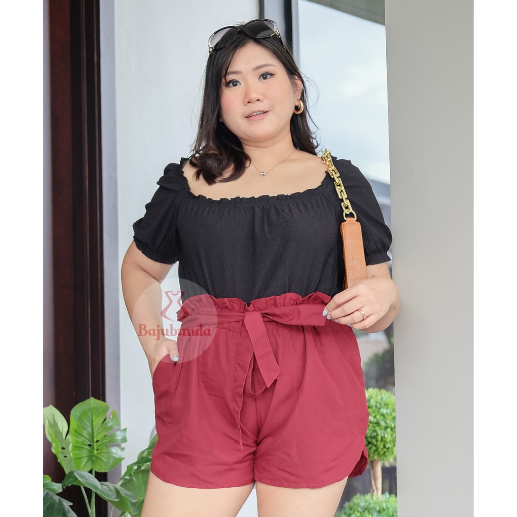 HOTPANTS JUMBO WANITA / CELANA WANITA BIG SIZE / CELANA PENDEK JUMBO / BEBE