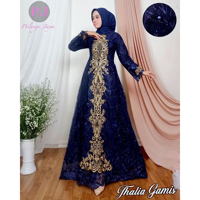 THALIA  DRES*GAMIS PESTA *ORIGINAL PELANGI JAYA