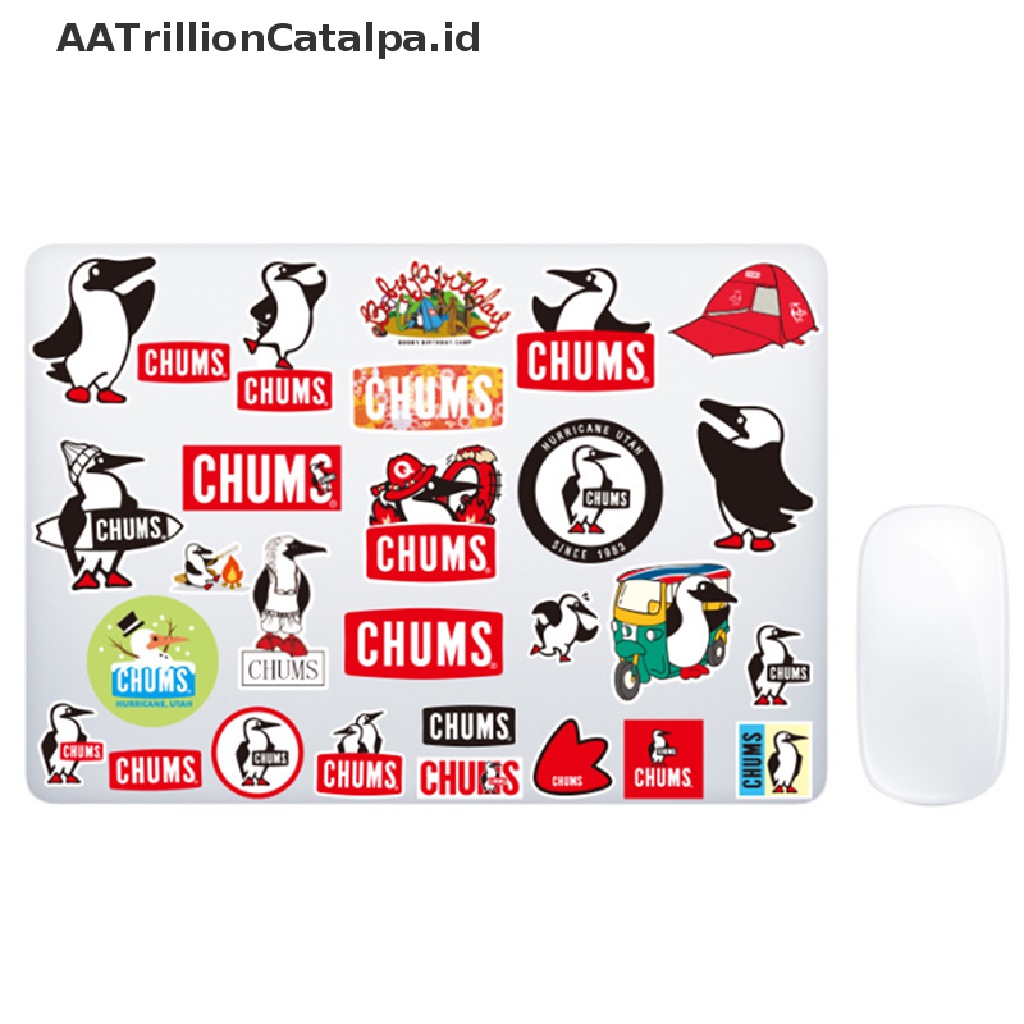 Aatrillioncatalpa Stiker Motif Patagonia / Chums Untuk Laptop / Snowboard / Helm