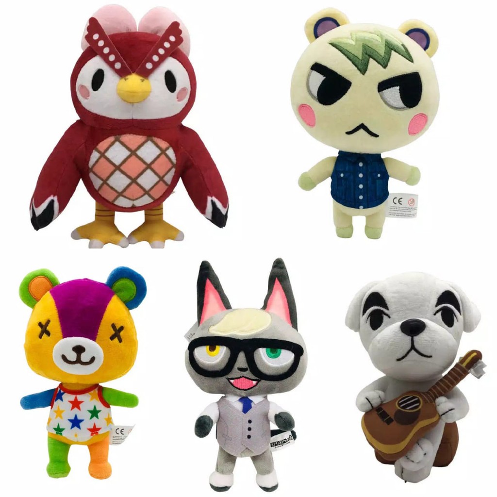Boneka animal crossing 20cm ori original asli k.k marshal celeste raymond sticthes import