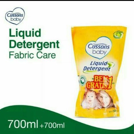 Cussons Baby Liquid Detergent 700ml + Free 700ml (Buy 1 Get 1) / Sabun Cuci Baju Bayi