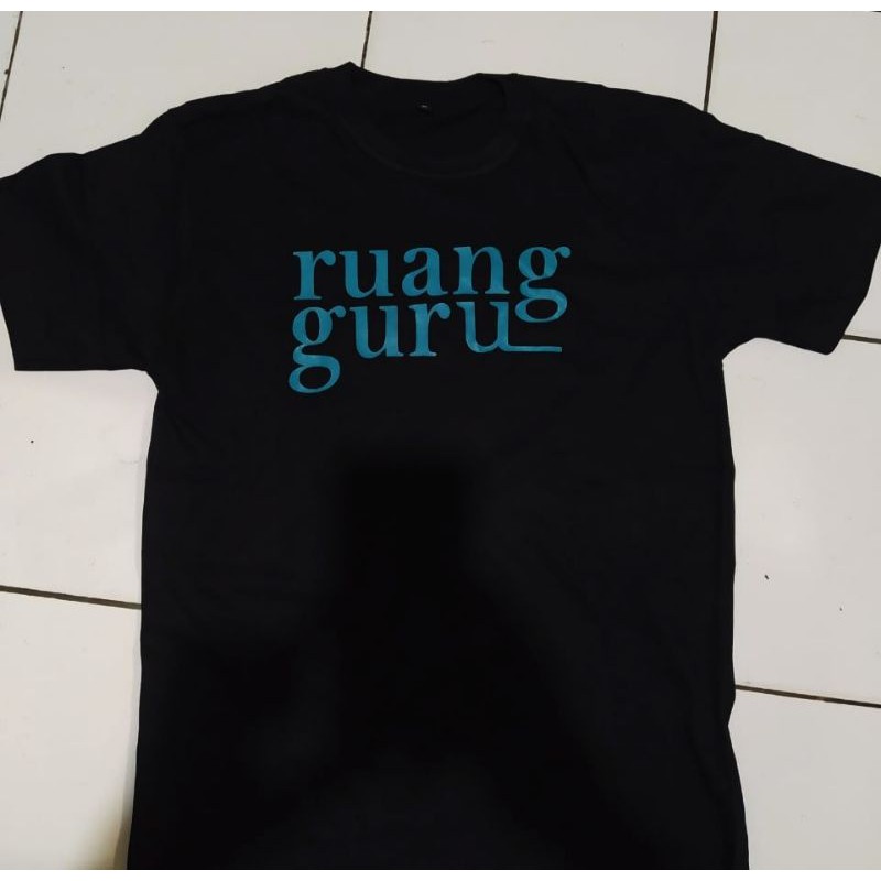Baju Kaos Pria / Kaos Ruang Guru / Kaos Distro Ruang Guru