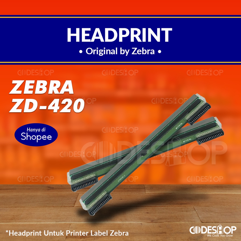 Sparepart Print Head Zebra ZD420 Headprint