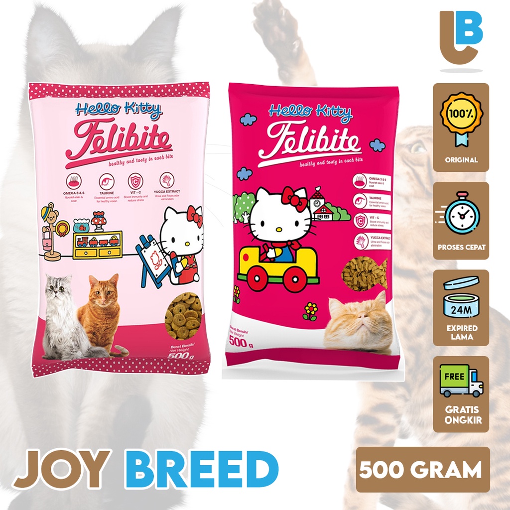 MAKANAN KUCING FELIBITE 500 GRAM DRY FOOD KUCING MURAH FRESHPACK