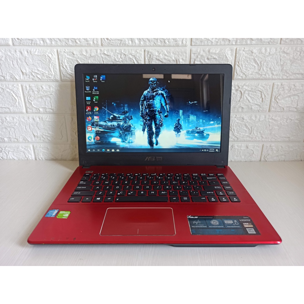Asus X450LCP Core i5 Haswell RAM 8GB VGA Nvidia 720m Laptop Second Gaming x450l a450l not i3 i7 gen4