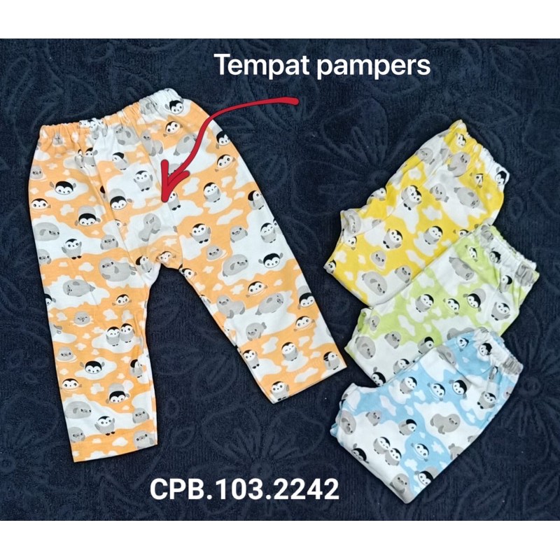 3Pcs baju bayi 0-3m NASUKA katun halus SNI Baju bayi Newborn Premium Pakaian Bayi Baru Lahir-Cln pjg pinguin 4pc