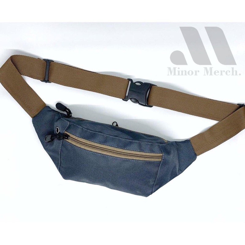 waistbag waterproof simple murah wanita pria tas pinggang COD