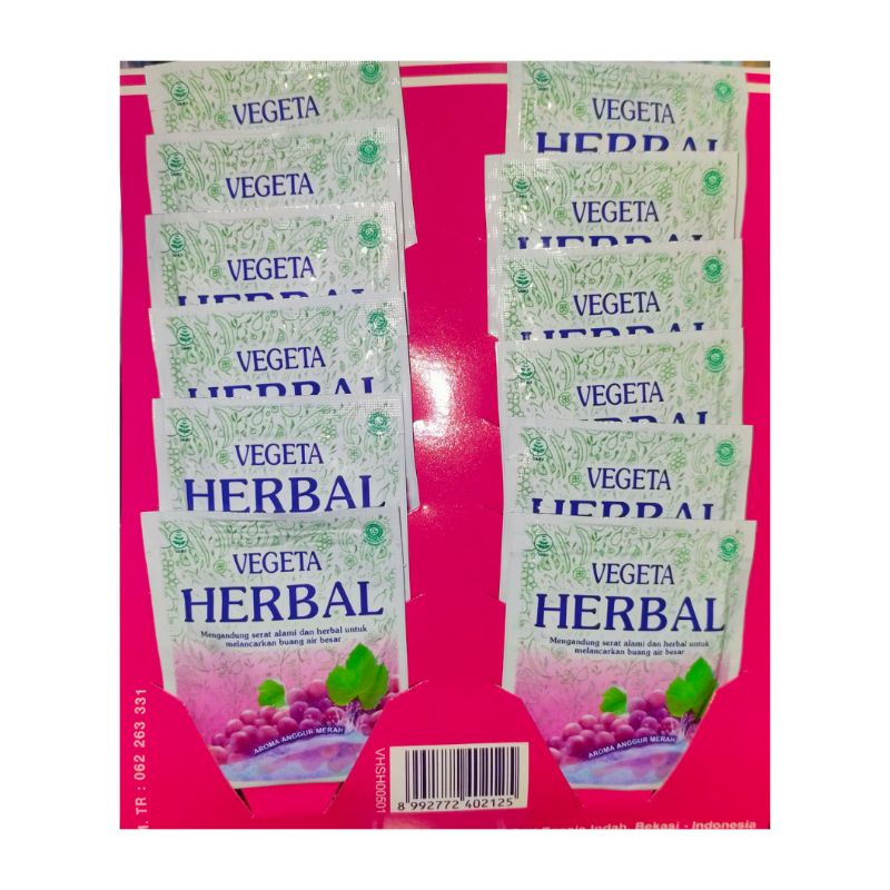 

Vegeta Herbal 12 Sachet