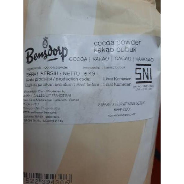 

Terbaru 3.3 COKLAT BENSDORP 100Gr(REPPACK)/COKLAT BUBUK BENSDORP/COCOA POWDER