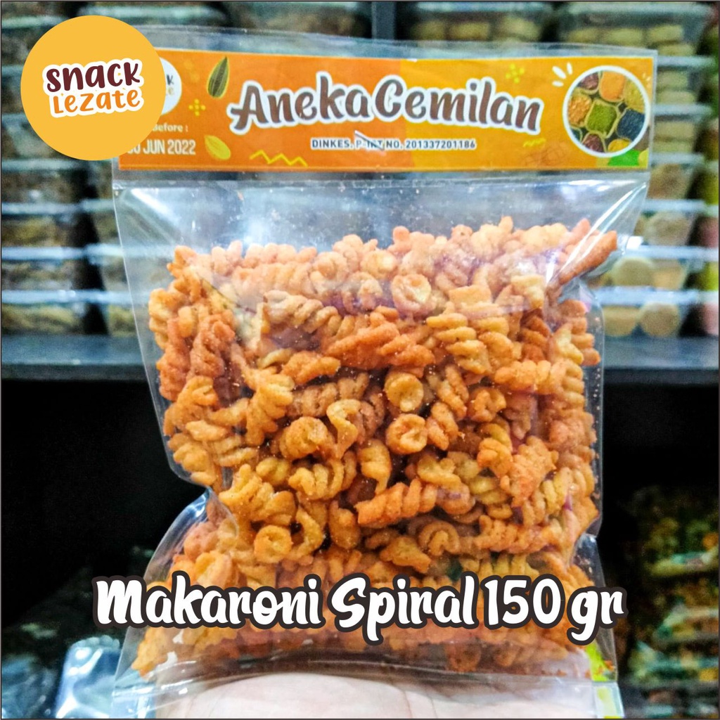 

Makroni Spiral Pedas Balado 150gr / Makaroni Spiral Makaroni Ulir / Macaroni Spiral Bantet Ngehe