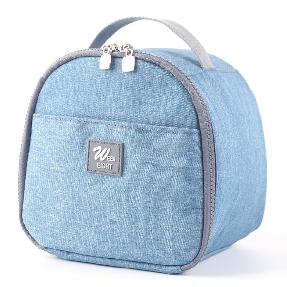 Tas Bekal Makan Tas Iconic Cooler bag Denim H900 Free Ice Gel 5 Pcs