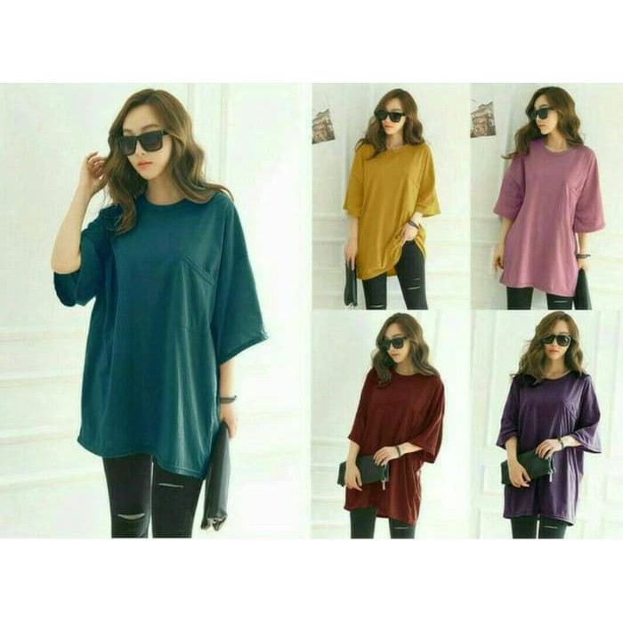 Atasan Top Jumbo/kaos Big Size/kaos Oversize/kaos Casual Korean Style