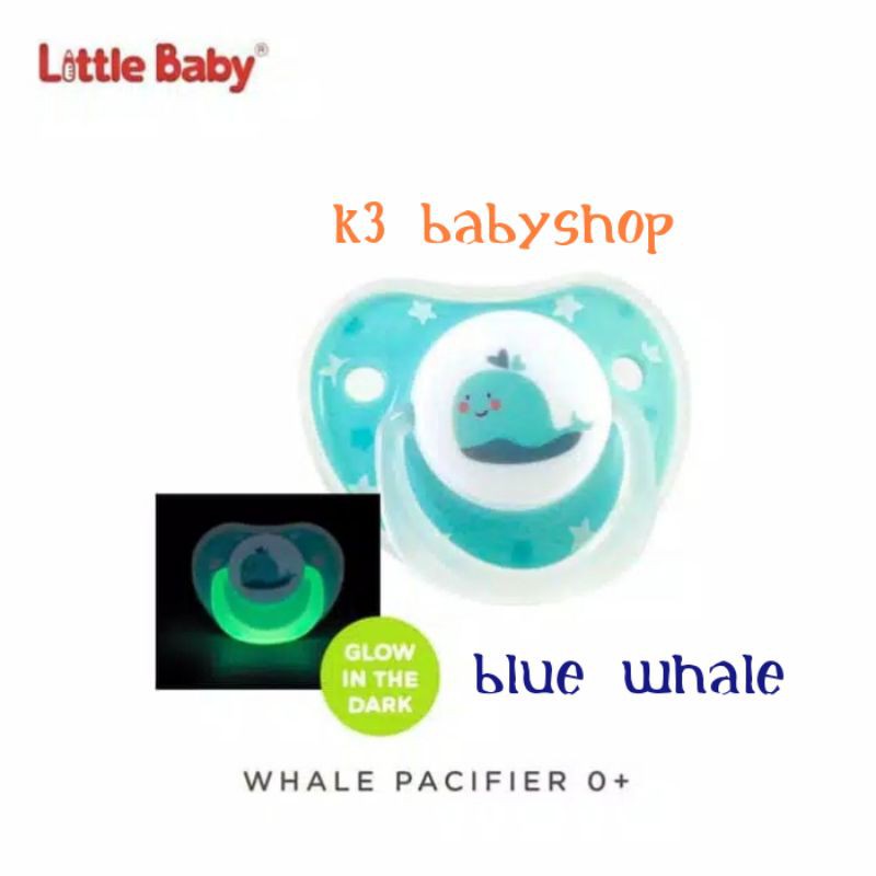 Empeng Little Baby Pacifier 0m+ glow in the dark soother dot empeng bayi anak ortodontik-2