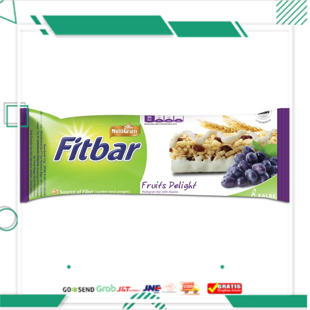 

Fitbar Fruits 22g