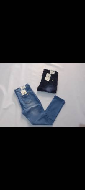 CELANA JEANS SKINNY PENSIL CROSSBACK SILANG BELAKANG