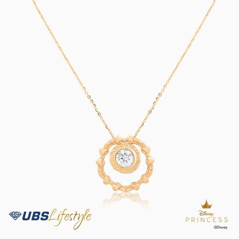 KALUNG EMAS UBS DISNEY PRINCESS SNOW WHITE - 17K GOLD - KKY0186