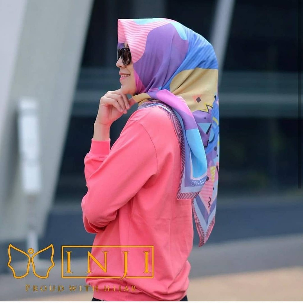 Kerudung inji scarf voal premium original SKU 50