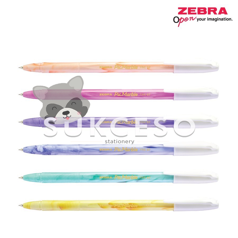 

Zebra Pulpen Pic Marble 0.7mm Black DIJUAL SATUAN