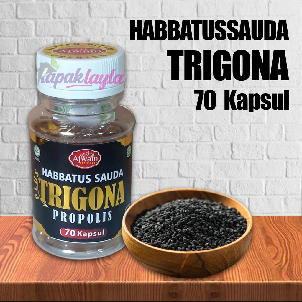 Habbatussauda Trigona Propolis 70 Kapsul jinten hitam