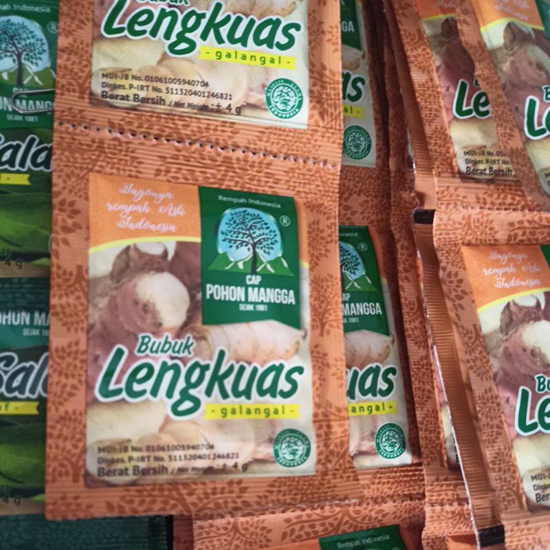 

bubuk lengkuas cap pohon mangga