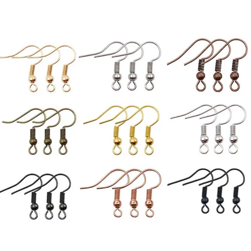 24pcs Kait Anting - Pengait Anting - Pengait Headpiece - Kaitan Anting
