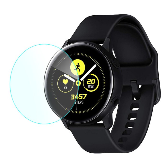 Anti Gores Jelly Hydrogel Samsung Smartwatch - Watch Active 2 Nano Ultra Shield Myroots Anti Spy - Glare Matte - Blue Ray