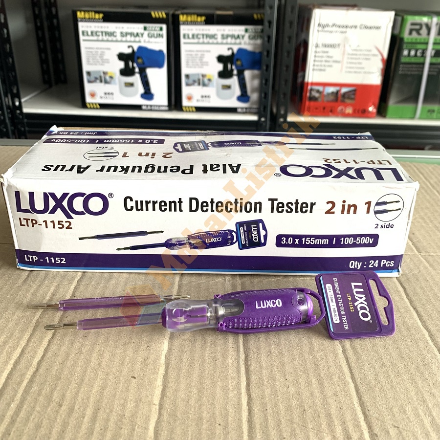 Obeng Tespen Test Pen AC Luxco Bolak Balik LTP-1152 2 Way