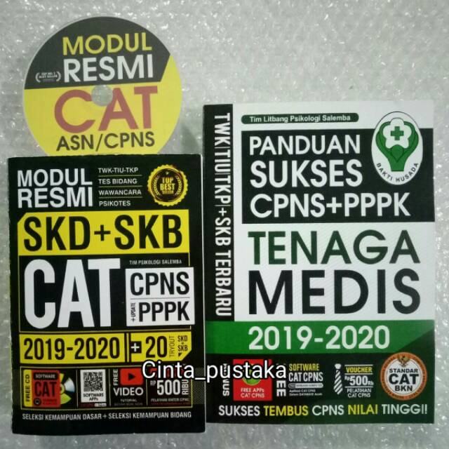 Buku Skb Cpns Paket 2 Buku Modul Resmi Skd Panduan Sukses Cpns Tenaga Medis Shopee Indonesia