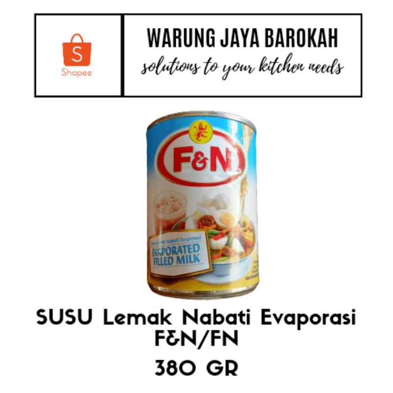 

F&N/FN/SUSU/LEMAK/NABATI/EVAPORASI/GROSIR/HEMAT/380GR