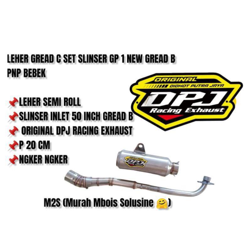 KNALPOT DPJ GP1 FULSYSTEM JUPITER VEGA KARISMA SUPRA REVO BLADE SHOGUN C70