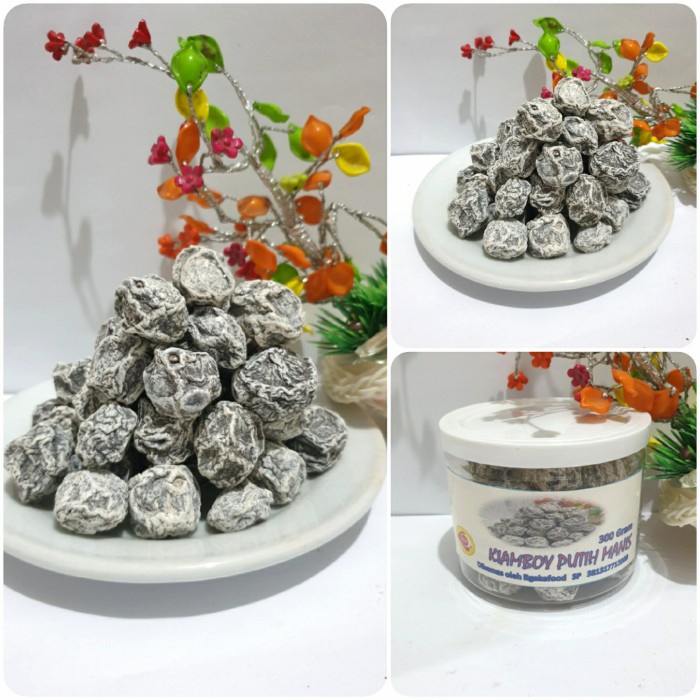 

Buah Kering - Kiamboi Putih Manis/ Manisan Buah Prune Kering Manis