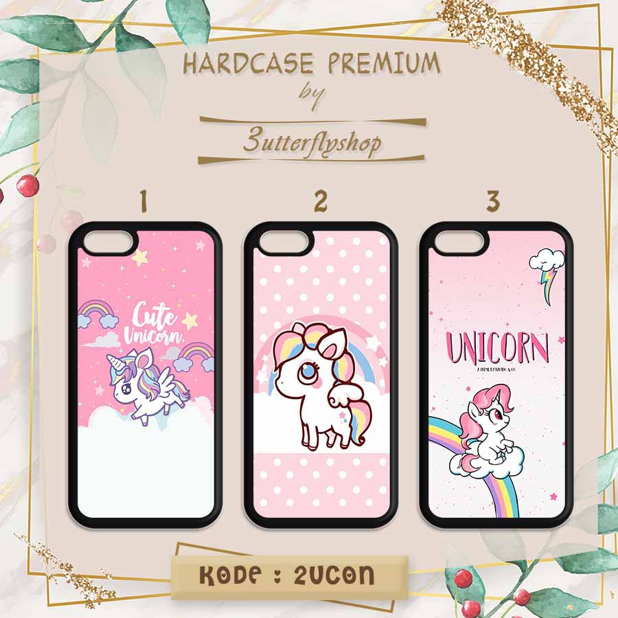 [HARDCASE] Pinky Rainbow Unicorn case Oppo Vivo Realme Redmi Xiaomi Samsung Iphone