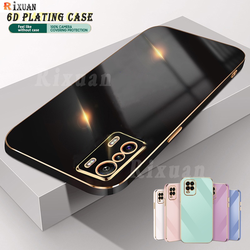 Soft Case Bahan Karet Bentuk Persegi Untuk Infinix Zero 5G Note 12 G96 Note 11 Note 10 Hot12 Hot12 Hot 11 Play 10 Play 9Play 6 Smart 5 6D