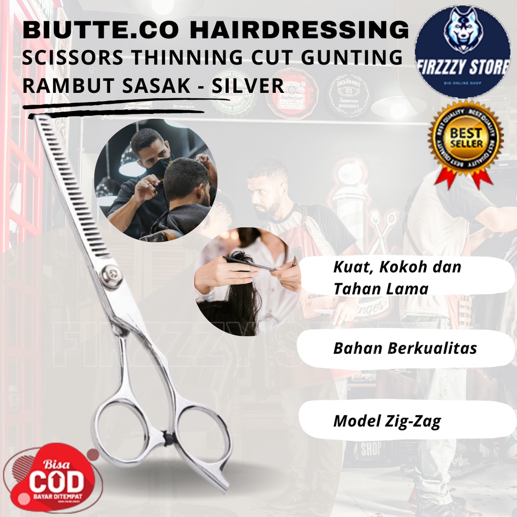 SMITH CHU Hairdressing Scissors Thinning Cut Gunting Rambut Sasak