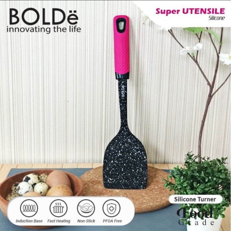 Spatula Silikon BOLDe - Super Utensil Silicone Turner - Sutil - Sodet