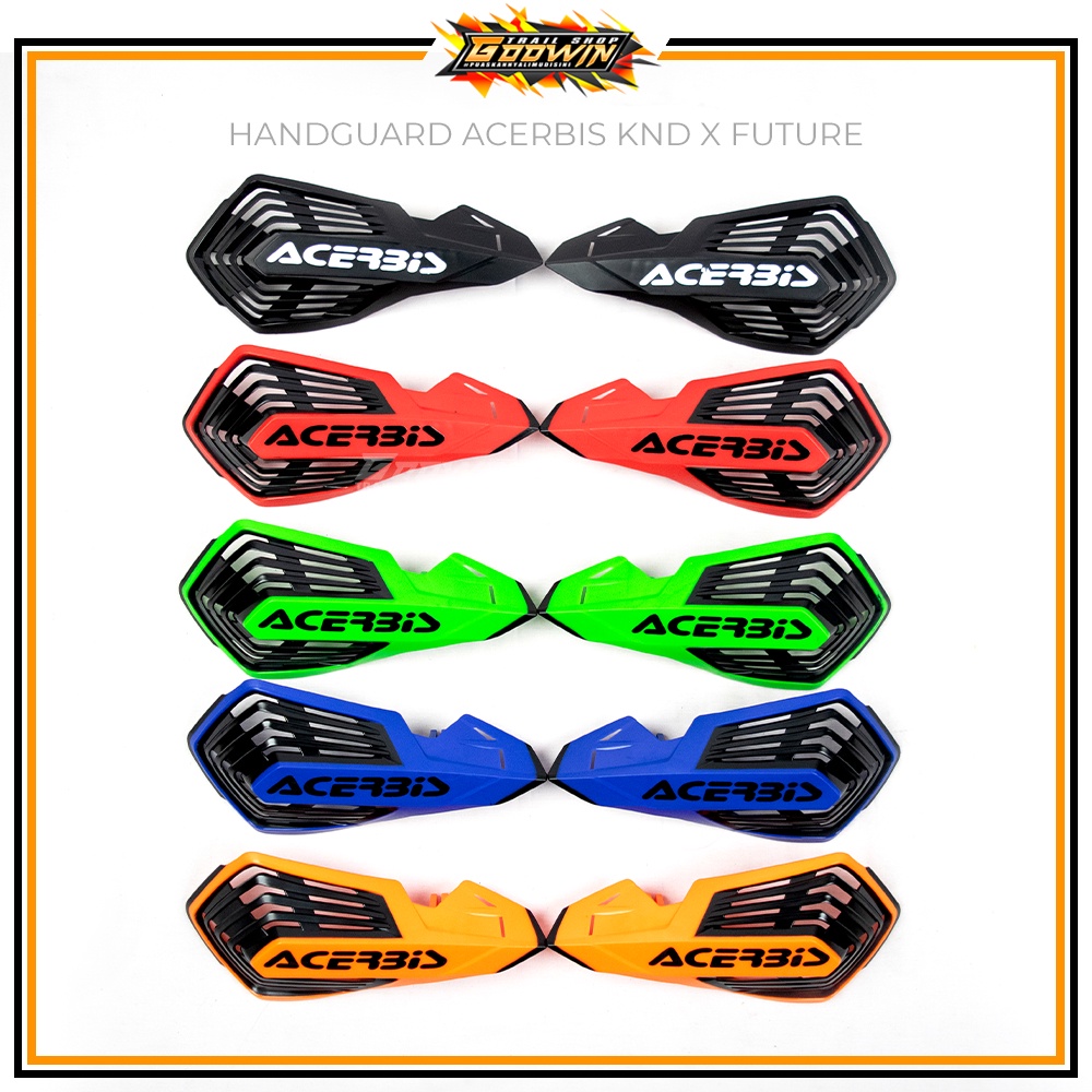 Handguard Trail Hand Guard Pelindung Tangan ACERBIS X ULTIMATE / X FUTURE KLX BIGFOOT DTRACKER NEW CRF 150L Universal Trail Warna