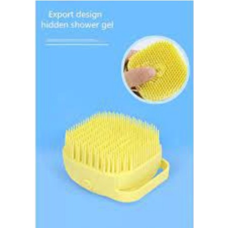 SIKAT MANDI SILIKON KEKINIAN / SIKAT MANDI BUSA SERBAGUNA / SHOWER BRUSH DISPENSER PORTABLE