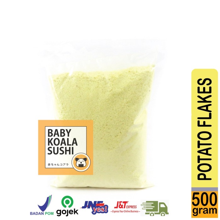 

✨COD✨ POTATO FLAKES 500g | Mashed Potato Instant | Kentang Bubuk Instan - Potato Granule