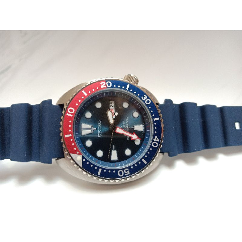 Jam Tangan Seiko Pepsi Rubber automatic divers 200m