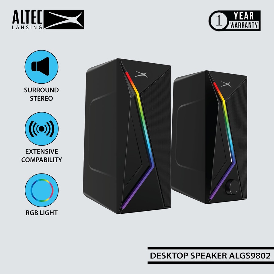 Speaker Altec Lansing ALGS-9802 RGB 2.0 | Altec ALGS9802 RGB