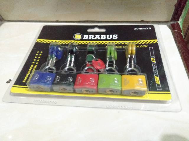 Gembok koper gembok tas brabus 5pcs