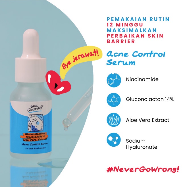 Dermies Acne Combo - Clear Me Serum dan Toner Anti Jerawat