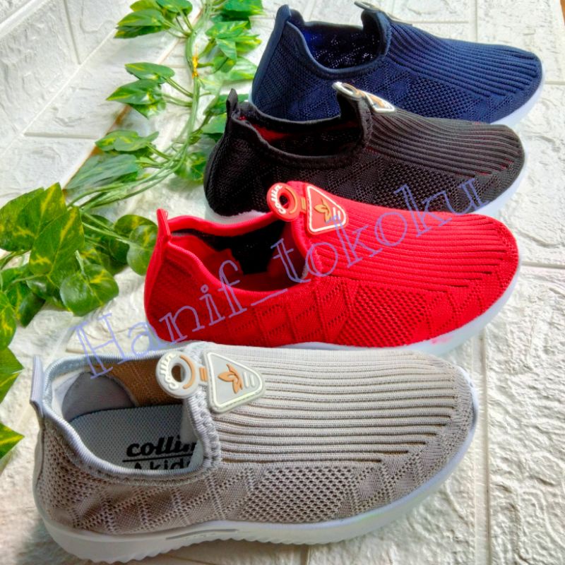 SEPATU SNEAKERS ANAK UNISEX / SEPATU ANAK LAKI LAKI PEREMPUAN / COLLIN