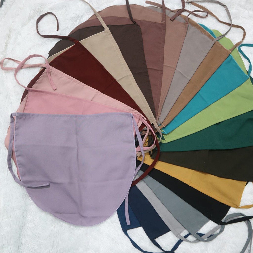 Cadar tali/ Niqab tali/ Cadar Cantik tanpa Lipit veil