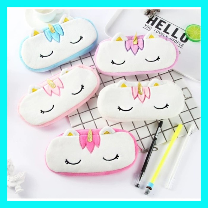 

Promo Bulan Ini Tempat Pensil Kain Karakter Unicorn Tidur Pencil Case Imut Bisa Cod Diskon