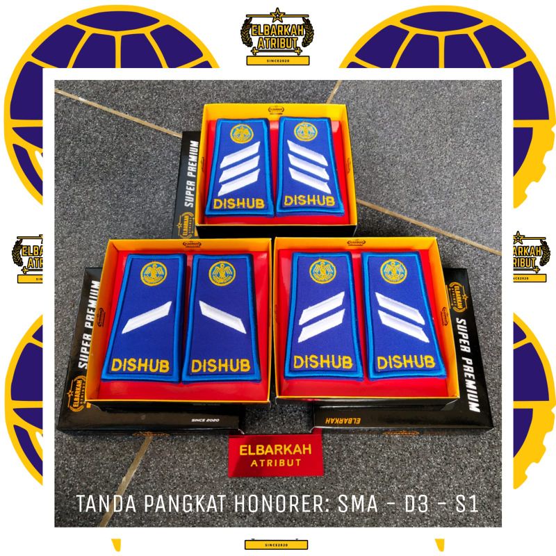 Jual Pangkat Dishub Honorer Bordir Golongan SMA,D3,S1 | Shopee Indonesia