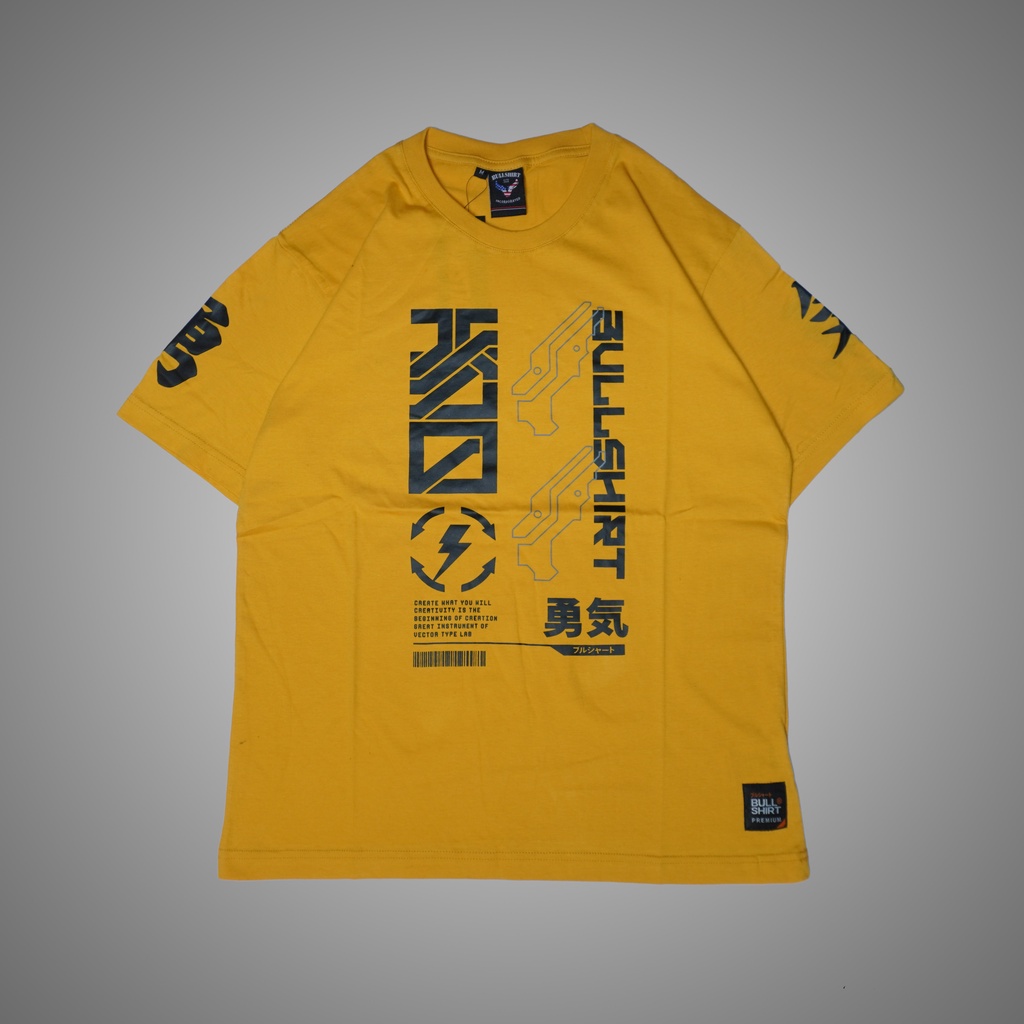 Bullshirt T-Shirt Reguler | Detail - Baju Kaos Pria Wanita Distro Original Premium Local Brand Bandu