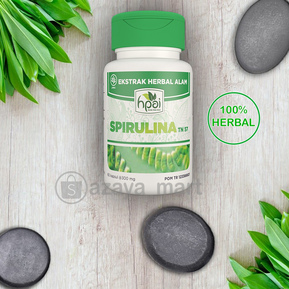 [COD] SPIRULINA HNI HPAI - HERBAL MASKER WAJAH KAPSUL & OBAT UNTUK   MENGTASI ANEMIA