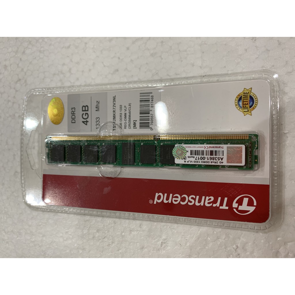 PROMO GARAGE SALE  Transcend DDR3 1333 Mhz UDIMM Longdimm - 4GB